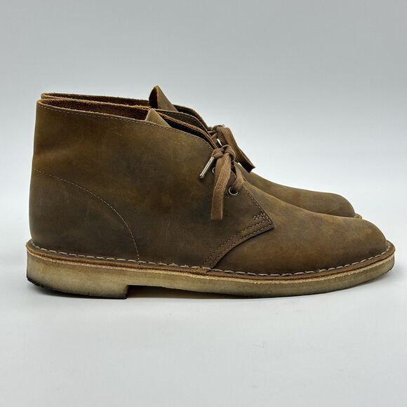 Clark’s Originals Desert Boot Mens Size 10.5 M Brown Leather Lace Up Chukka main image 11